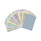 Lurrose 10 Stück Selbstklebende Wasserfeste Etiketten Aufkleber Zufälligen Farben Ideal Für Klassifizierung Markierung Und Organisation Von Gegenständen Für Erwachsene Und