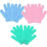 PeelingHandschuhe,Exfoliating Handschuh Massagehandschuhe Bad Peelinghandschuh Massage Handschuhe für Peeling & Body Scrub,BadHandschuhe für Herren und Damen für Dusche Körper Spa Massage