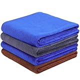 Newofview Fitness Handtuch, 4 Stück 35 X 75cm Mikrofaser Handtücher Set Schnelltrocknendes Handtücher Sporthandtuch für Fitness Reisen Gym Yoga Pilates Camping