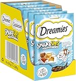 DREAMIES SHAKE UPS Multivitamins Seafood Festival , Katzenleckerlis im Portionsbeutel - 55g (6 Beutel)