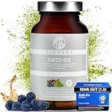 QIDOSHA® ANTI-OX Komplex ², TESTSIEGER 01/2024*, mit Cordyceps sinensis Extrakt, R-Alpha-Liponsäure, Quercetin, Brahmi-Extrakt, Beta-Carotin sowie den Vitaminen C, E und B2