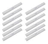 Westcott E-10112 00-I Schneidelineal Aluminium, 30 cm, 12 Stück, silber