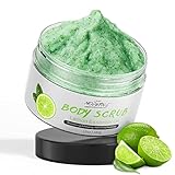 Zitronen-Körperpeeling, Haut-Peeling-Körperpeeling, natürliches organisches Totes-Meer-Salz Anti-Aging & Peeling spendet Feuchtigkeit und nährt Hände, Füße & Haut, Spa-Salz-Körper-Peeling, 340g