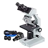 AmScope B100B-MS-3M 40X-2000X Weitfeld-Binokularmikroskop und 3MP USB-Kamera