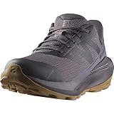 Salomon Elixir Tour wasserdichte Damen Wanderschuhe, Outdoor-bereit, Angenehmes Laufgefühl, Wetterfest, Nine Iron, 43 1/3