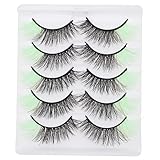 PATKAW Natürliche Falsche Wimpern Kunstwimpern Für Den Perfekten Look Wiederverwendbare Eyelash Extensions Bunten Farben Mit Ideal Für Make up Und