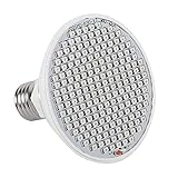Pilipane LED Wachsen Glühbirne 24W Volles Spektrum 200pcs E27 Pflanzenlicht für Innengarten Hydroponik Gewächshaus verbessert die Energieeffizienz und das Pflanzenwachstum