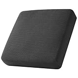 Sofa Sitzkissenbezug, Sofa Sitzkissenbezug Stretch, Elastischer Kissenbezüge, Husse Überzug Bezug Für Sofa Sitzkissen, rutschfest Stoff Tartan (Dunkelgrau,1-Sitzer)