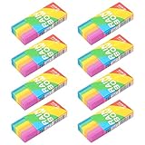 8 Stück Radiergummi 2B Kinder Regenbogen Radiergummi Weich Radierer Schule Mini Radiergummi Set für Schulen und Büros Malerei Radiergummi