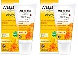 WELEDA Bio Baby Calendula Wundschutzcreme 30ml - Naturkosmetik Babypflege Windelcreme schützt empfindlicher Babyhaut im Windelbereich. Natürliche Hautpflege hilft bei gereizter Haut & Windelausschlag