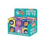 MudPuppy - Anzeigen/Wooden Yo-Yo's (Empty, 24 pcs) Action-Spiele & Spiegelungen, Mehrfarbig (3536404)