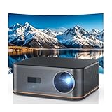 Tageslicht Beamer 4K [1500ANSI/KI-Autofokus/Trapezkorrektur] 38000 Lumen Full HD Beamer mit WiFi 6 Bluetooth 5.2, HAPPRUN 4K Heimkino Projektor 300' kompatibel mit TV-Stick/PC/PS5 für Heimkino/Outdoor