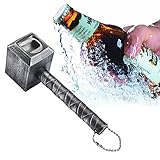 WEEYEE Thors Hammer Flaschenöffner, Bier flaschenöffner, Marvel Hammer flaschenöffner, Avengers kreativer Korkenzieher, Geeignet für Bars, Zuhause und im Freien, die kreativsten Geschenke (1*Silber)