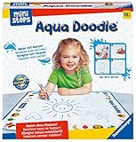 Ravensburger ministeps 4178 Aqua Doodle - Erstes Malen für Kinder ab 18 Monate, Malset für fleckenfreien Malspaß mit Wasser, inklusive Matte und Stift