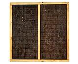 Sichtschutzelement aus Weide Cornwell mit 180x180cm relativ blickdicht und natürlich mit Mittelstreb von bambussi.com