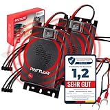 PATTLER® Marderschreck Auto - Marderabwehr mit Ultraschall. Anschluss an 12V Autobatterie. Sofortiger & Langfristiger Marderschutz im Motorraum - 2 Stück