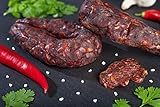 Kalieber | Salami vom Weiderind aus extensiver Weidehaltung mit Habanero-Chili, luftgetrocknet, natürlich proteinreich
