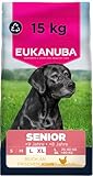 Eukanuba Senior Hundefutter mit frischem Huhn für große Rassen, Premium Trockenfutter für ältere Hunde, 15 kg