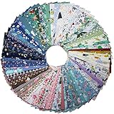 20 Stück Baumwollstoff Stoffe zum Nähen 30 x 25 cm Multi-Muster Stoff Baumwolle Patchwork Stoffe Paket für Quilten DIY Handwerk Scrapbooking (30 x 25 cm, Zufällige 20er Mustern)