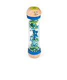 Hape Regenmacher | Mini-Rassel aus Holz Musikspielzeug, Blau