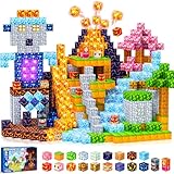 COOLJOYA Magnetische Bausteine,150 Teile Magnetbausteine Magnetspielzeug Magneten Kinder, Magnetische Bauwelt Spielzeug Magnetblöcke für Kinder ab 3 4 5 6 7 8 9 Jahre Verstaubare Halloween Christmas