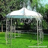 Ersatzdach Pavillon Burma weiss 300cm rund PVC