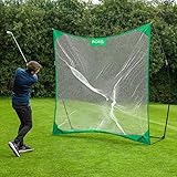 FORB Profi Pop-Up Golf Netz - jetzt können Sie Ihr Golf Training zuhause Machen mit diesem Golfnetz Übungsnetz - in 2 Größen erhältlich (2,4m x 2,4m)