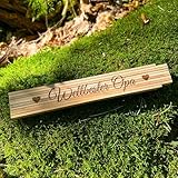 DwieDeko® Opa Geschenk Geburtstag - Holz Zollstock personalisiert mit Gravur Weltbester Opa - Geschenk für Opa zum Vatertag - Meterstab Opa Geburtstagsgeschenk - Opatagsgeschenk - Ostergeschenk