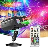 Discolicht Partylicht, Bühnenbeleuchtung Sound Aktivierte discokugel zum Bühnenbeleuchtung mit Fernbedienung zum Tanzen Weihnachten Geschenk Kinder Geburtstag