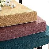 Dickes, rutschfestes Sitzkissen für lange Essbank, 2- und 3-Sitzer, waschbar mit Reißverschluss, für drinnen und draußen, Garten, Terrasse, Möbel, Ersatzpolster