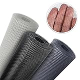 Onpira® Fliegennetz Schwarz aus Fiberglas Meterware Fliegengitter Insektenschutz,Fliegengitter Tür,Fenster Fliegennetz,Mückenschutz, Moskitonetz, Fiberglasgewebe (Breite: 120cm; Farbe: Schwarz;)