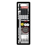 Multi-Liner-Set - STABILO Creative Tips - ARTY - 5er Pack - schwarz