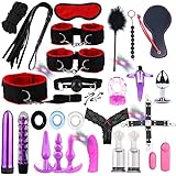 ZeeKoug Mode 28 StüCk Extreme Sports Paar Set, Indoor Freizeit Verstellbares Handgelenk Und Hip Spaß Yoga AusrüStung ZubehöR, Originalgeschenk (Rot)