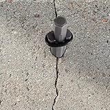 Steinspalter-Keil-Set mit SDS-Bohrer für effizientes Steinbrechen, geschmiedete Stahlwerkzeuge für Steinbruch, Bau und Landschafts-Steinspalten (16 mm Bohrer-Set)