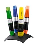 STABILO - Textmarker - LUMINATOR - 4er Tischset - gelb, grün, royalblau, orange