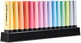 STABILO Textmarker BOSS ORIGINAL Pastel - 15er Tischset - mit 14 verschiedenen Farben