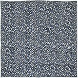 Bio-Bio Dinkelkissen 40x40cm 4-Kammer XXL Bio Füllung & Bio Stoff Blümchen-blau - Wärmekissen Körnerkissen