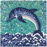 Mosaik bastelset, DIY 20x20cm, Delphin