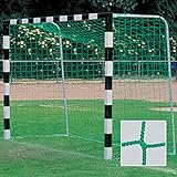 Handballtornetz Handball Fußball Kleinfeld Tornetz 3,10 x 2,10 m Tiefe Oben 0,80 / unten 1,00 m, PP 4 mm ø, grün