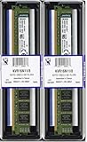 Kingston ValueRAM KVR16N11/8 16 GB (2×8 GB) DDR3-1600 MHz (PC3-12800) CL11 240-Pin DIMM Desktop-Arbeitsspeicher Kit – kompatibel mit DDR3-1333 MHz (PC3-10600)