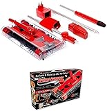 AntDau71 - Elektrischer rotierender Staubsauger, wiederaufladbar, Swivel Sweeper ohne Beutel G6 neue Generation. Rotierende Bürsten für alle Oberflächen