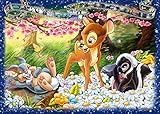 Ravensburger Puzzle 19677 - Disney Bambi - 1000 Teile Puzzle für Erwachsene und Kinder ab 14 Jahren, Disney Puzzle mit Bambi, Klopfer, Blume & Co.