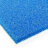 Pondlife Filterschaum blau 50x50x3 cm PPI 10 grob, Filtermatte Teich und Aquarium, zuschneidbar, zur optimalen Verwendung als Filtermedium in Teichfiltern