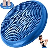 Retoo Ballsitzkissen mit 34cm Durchmesser, Balancekissen, Orthopädisches Sitzballkissen, Luftkissen, Pad, Sitzkissen, Bürostuhl, Balance Kissen für Core, Yoga