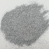 EliteKoopers Silberner Glitzerpuder für Nagelkunst und Basteldekoration, 100 g