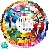 JOYBOY Stickgarn,323 Farben Kreuzstich Fäden+Werkzeuge,Embroidery Threads Regenbogenfarbe,Wird für Kreuzstichfaden,Kunsthandwerksdrehfaden,Basteltwist,Armbandfaden