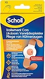 Scholl Hühneraugenpflaster, 8 Stück pro Packung, 2 Packungen