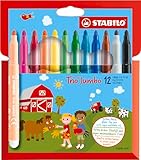 STABILO - Dicker Filzstift - Trio Jumbo - 12er Pack