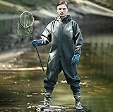 Hm Vicyy Wathose Anglerhose Ganzkörper-Outdoor-Wathose,70 Seidenstrick-Ganzkörper-Wathose