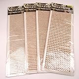 Liefert bis zu 1350 selbstklebende Strasssteine zum Aufkleben – 3 mm, 4 mm, 5 mm, 6 mm in 10 Farben. (5 mm x 792 Stück)